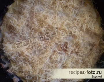 Лазанья мясная с фаршем и соусом Бешамель