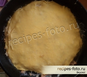 Лазанья мясная с фаршем и соусом Бешамель