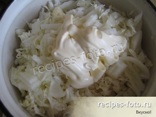 Салат из пекинской капусты