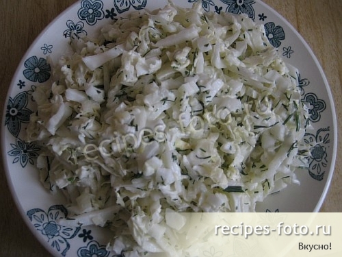 Салат из пекинской капусты