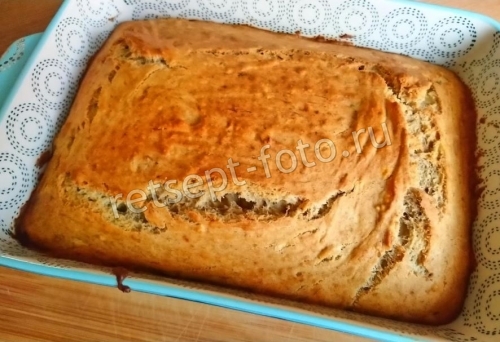 Банановый кекс без сахара