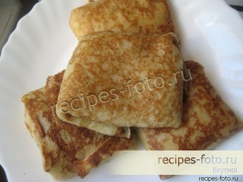 Блины с картошкой и луком