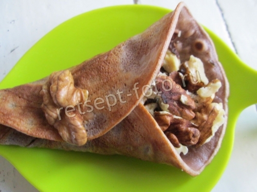 Блины с орехами