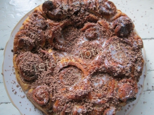 Булочки Синнабон со сгущенкой