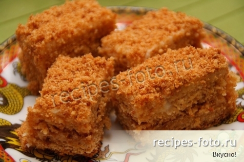 Торт "Медовик" классический