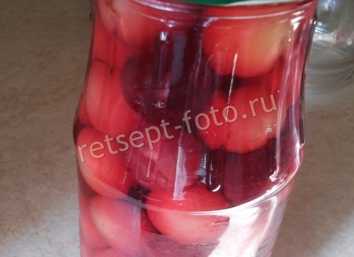 Черешня в сахарном сиропе на зиму
