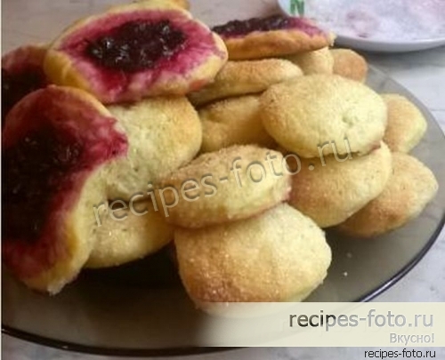 Домашнее песочное печенье с творогом
