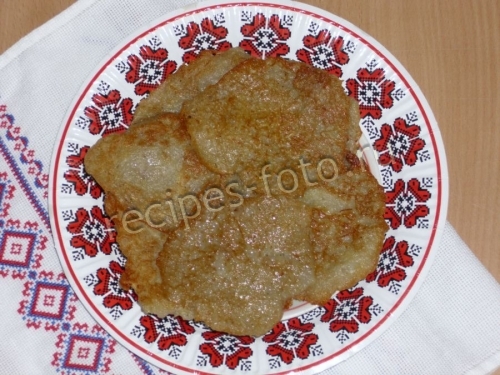 Драники из картофеля без яиц и лука