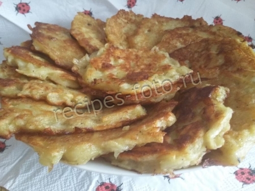 Драники с картошкой и кабачками