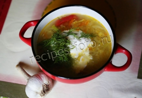 Французский суп с кабачками