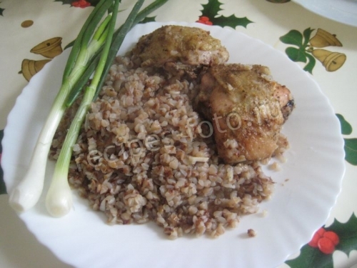 Гречка с мясом в духовке