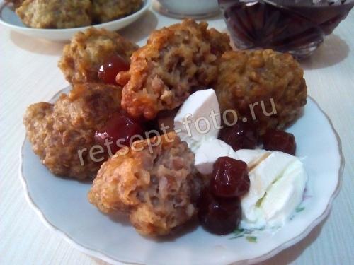 Гречневые пончики