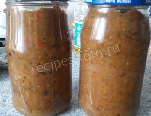 Икра баклажанная на зиму через мясорубку
