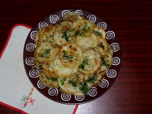Кабачки жареные в муке без яиц с чесноком