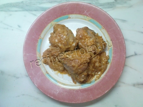 Кабардинская курица в сметане