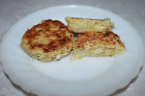 Капустные котлеты без манки