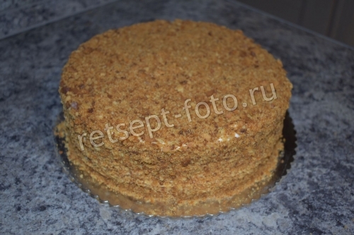 Карамельный медовик