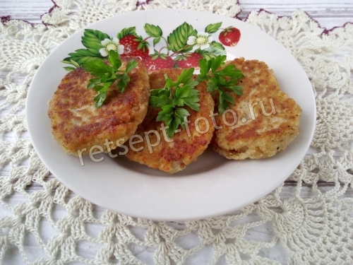 Картофельно-капустные котлеты для детей от 1,5 года
