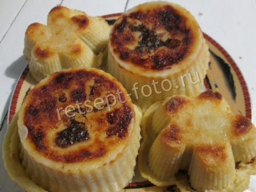 Картофельные кексы с фаршем
