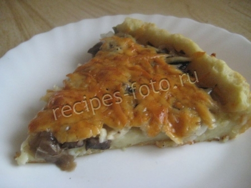 Картофельный пирог с грибами и сыром. Картофельное тесто для пирогов