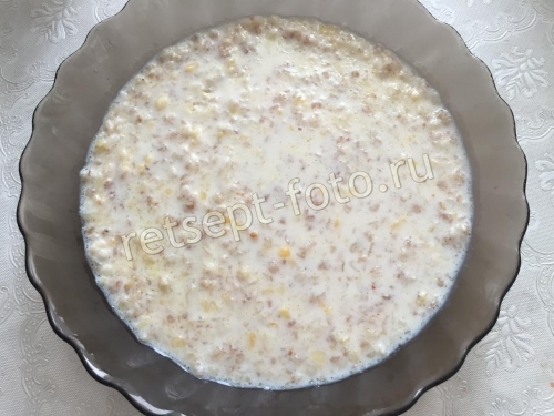 Каша 5 злаков на молоке и воде в мультиварке