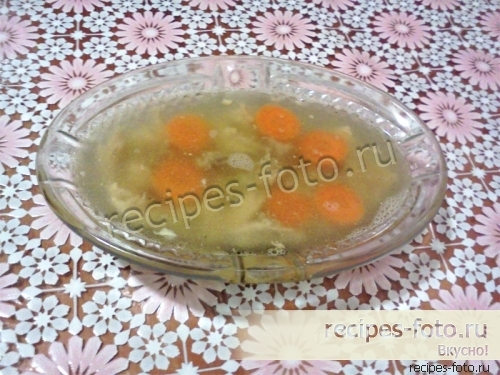 Классическй холодец из курицы и говядины без желатина