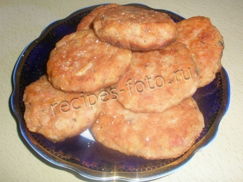 Котлеты из индейки и курицы