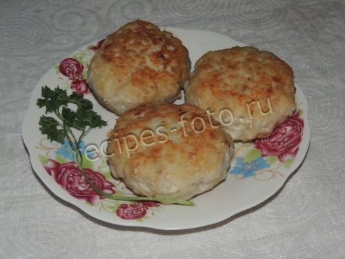 Котлеты из щуки со свининой