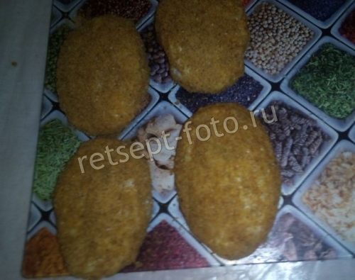 Куриные котлеты с кабачком и манкой