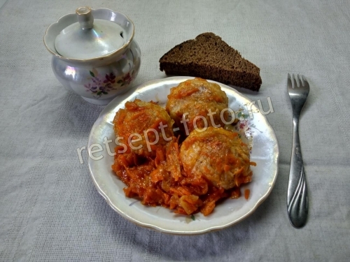 Куриные тефтели с рисом в духовке