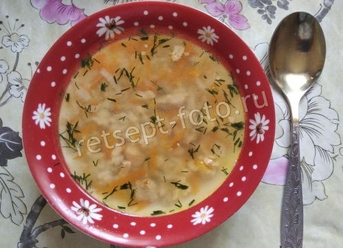 Куриный суп с рисом для ребенка 1 год
