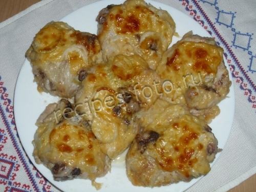 Курица с сыром в духовке