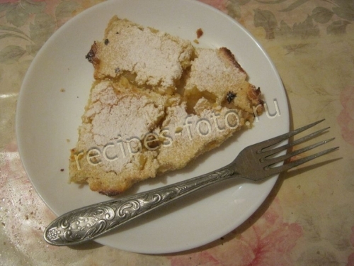 Лимонный пирог из песочного теста