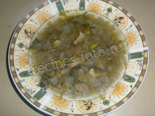 Луковый суп с курицей в домашних условиях