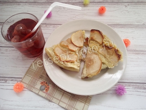 Манная запеканка с яблоками для ребенка 8 месяцев