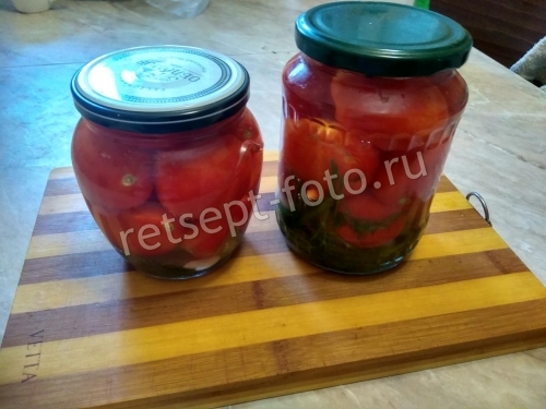 Маринованные помидоры с луком по-мордовски