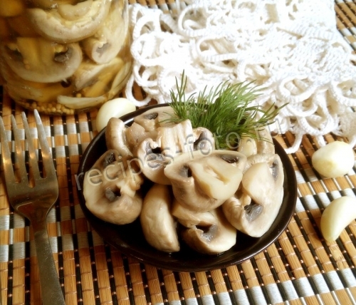 Маринованные шампиньоны на зиму