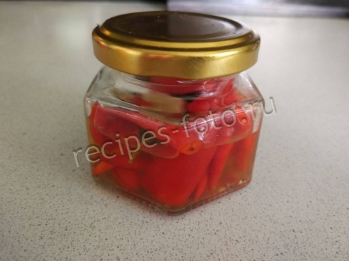 Маринованный горький перец на зиму