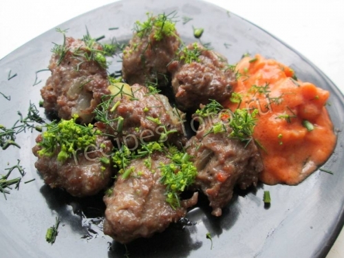 Мясные шарики во фритюре