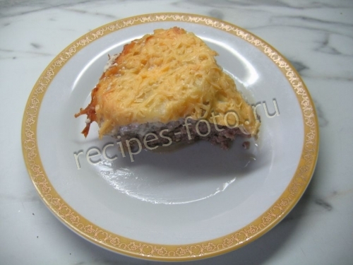 Мясо с ананасами в духовке