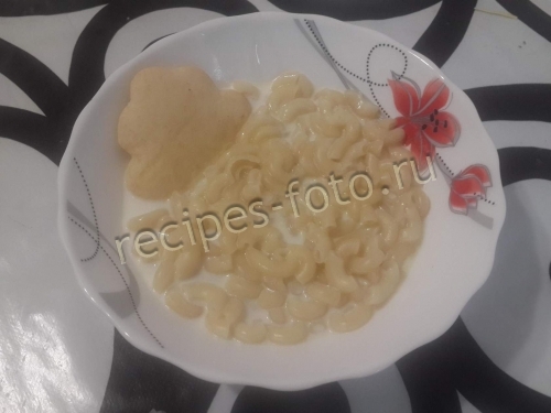 Молочный суп с макаронами для ребенка 1 год