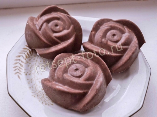 Мороженое из банана и шоколада