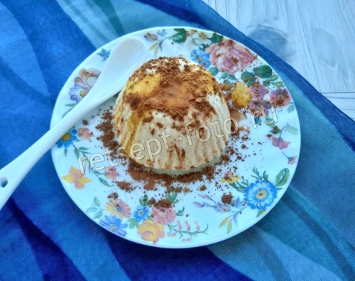 Мороженое на желтках и сливках