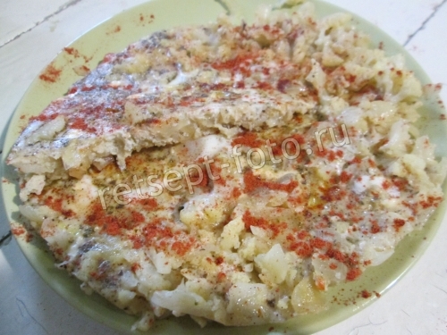 Омлет из цветной капусты