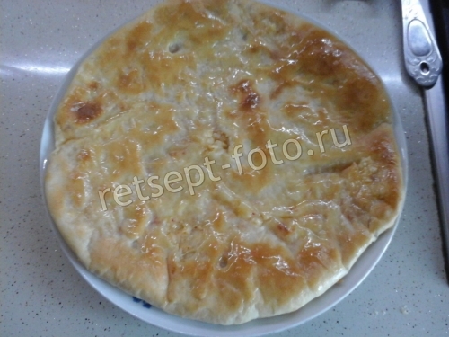 Осетинский пирог с брынзой и картошкой
