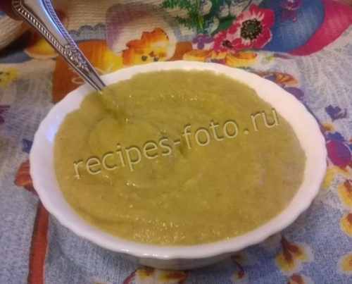 Овощное пюре с говядиной и кукурузной мукой для детей от 9 месяцев