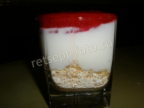 Овсянка с кефиром и фруктами для похудения