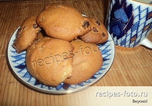 Овсяное печенье с изюмом