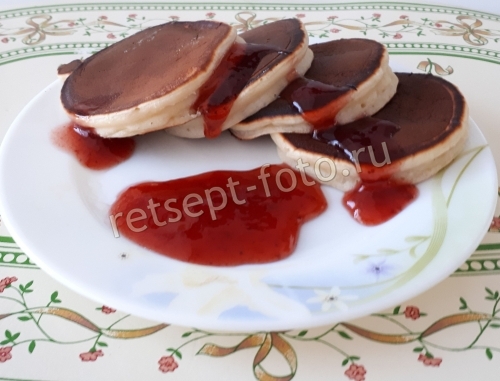 Панкейки на кефире на сухой сковороде
