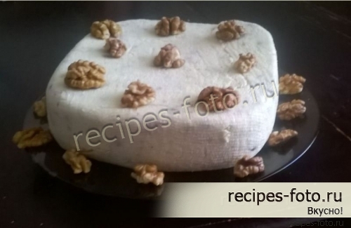 Пасха творожная заварная с изюмом